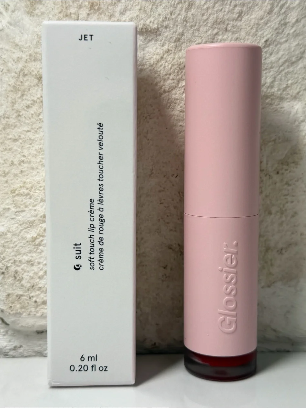 ⭐ Glossier Suit Soft Touch Lip Crème ⭐ Shade: Jet 6ml